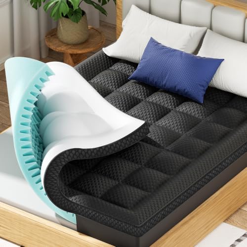 BEDELITE Dual Layer Queen Size Memory Foam Mattress Topper by BEDELITE