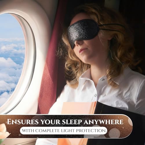 Chicingyou 12 Pcs Glitter Eye Mask Bulk Sleep Masks Eye Cover - Image 3