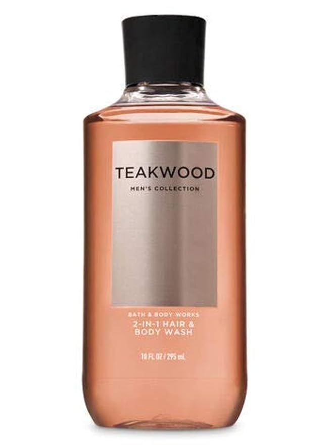 Bath and Body Works, Signature Collection Teakwood 2-in-1 Hair + Body Wash - Image 2
