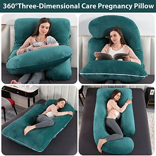 Elover U Shaped Pregnancy Pillow, Full Body Maternity Support - Image 2