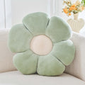 Kcvvcr Sage Green Flower Pillow, 19.6" Cute Flower Shaped Floor Pillow by Kcvvcr