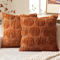 MIULEE Fall Pillow Covers Pumpkin Fall Decor 26x26 Dark Rust by MIULEE