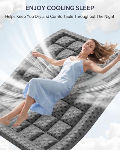 3 Inch King Mattress Topper Viscose Thick Pillow Top Mattress Pad - Image 4