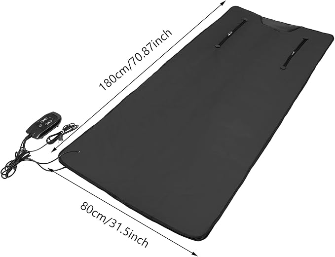 Portable Sauna Blanket with Controller, 500W 60Hz Sauna Blanket - Image 6