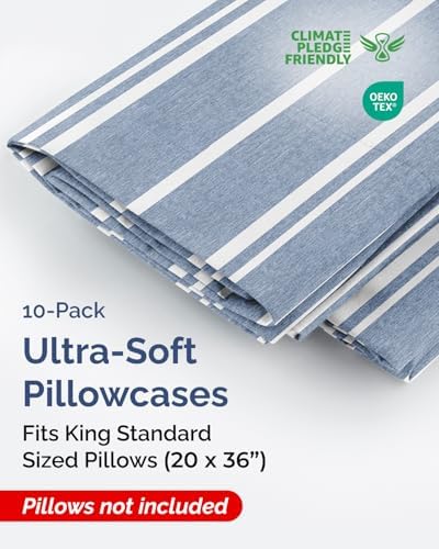 King Standard Pillow Cases Set of 10 - Image 2