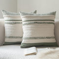 Cethom Boho Throw Pillow Covers 18x18 Inch Set of 2, Accent Cushion Cover by Cethom