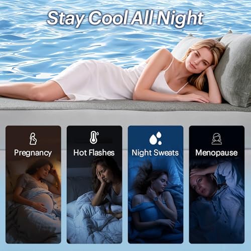 OMERAI 3PCS Cooling Sheet Set King Size, Breathable Bed Sheets - Image 4