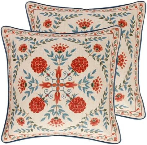 patdrea French Vintage Linen Throw Pillow Cover by patdrea