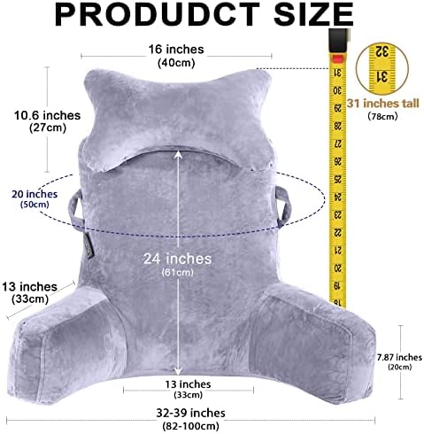 Reading Pillow-Extra Large 31" Bed Rest Pillow - Image 4