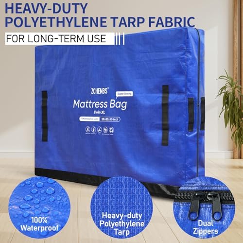 Mattress Bags for Moving, Twin XL Mattress Storage Bag - Image 6