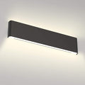 Aipsun 24in/20W LED Matte Black Modern Vanity Light Matte Black Wall Light Up by Aipsun