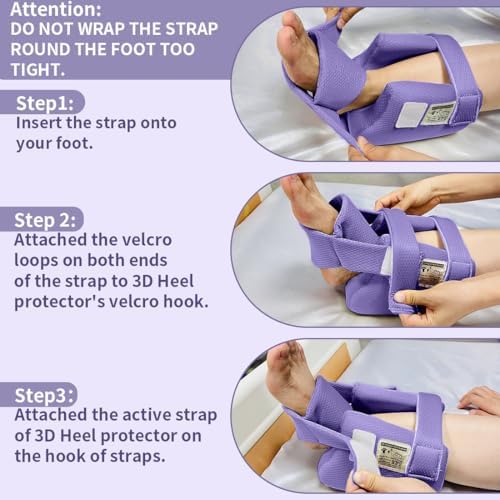 Add-on Secure Strap Prevent 3D Heel Protector from Shifting or Falling Off - Image 6