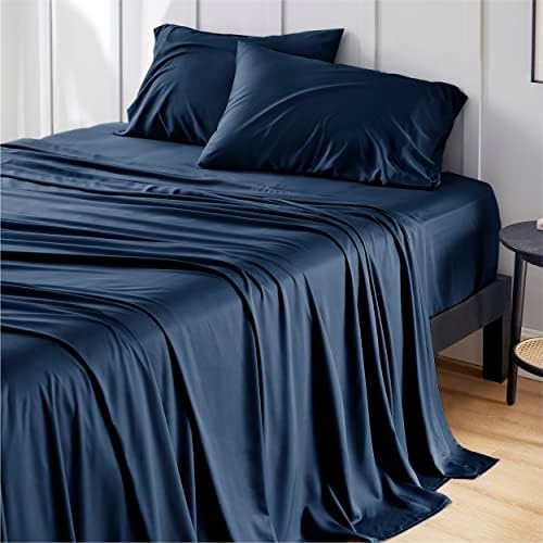 Bedsure PureWoven 100% Rayon Derived from Bamboo, King Size Sheets Set by BEDSURE