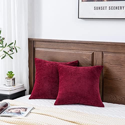 GAWAMAY Decorative Square Throw Pillow Covers 22"x22" Inch Set of 2, Super Soft - Image 4