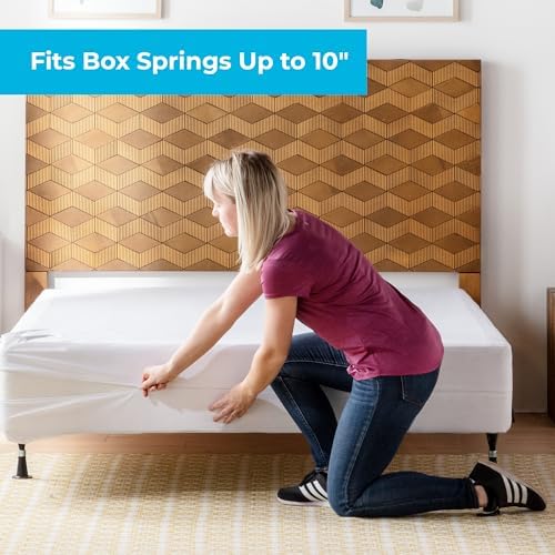Linenspa Zippered Waterproof Box Spring Encasement — 360° Cover - Image 4