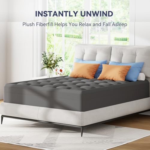 ELEMUSE 3 Inch King Dual Layer Memory Foam Mattress Topper - Image 7