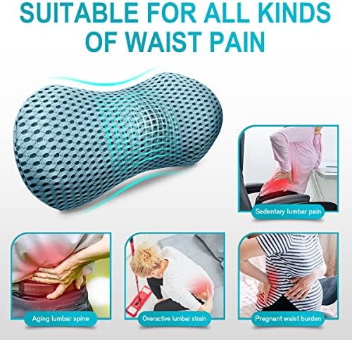 Lumbar Support Pillow for Office Chair, Memory Foam Lumbar Pillow for Lower - Image 6