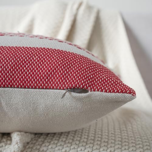Cethom Christmas Pillow Covers 18x18 Inch Set of 2, Accent Cushion Cover - Image 3