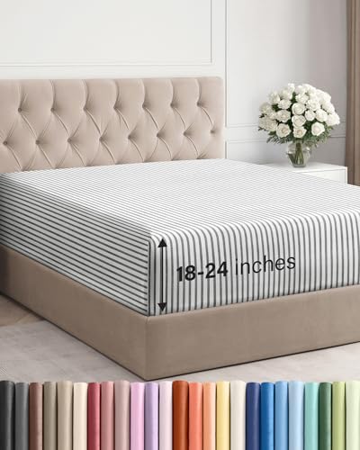 CGK Linens Extra Deep Cal King Fitted Sheet Only by CGKUnlimited