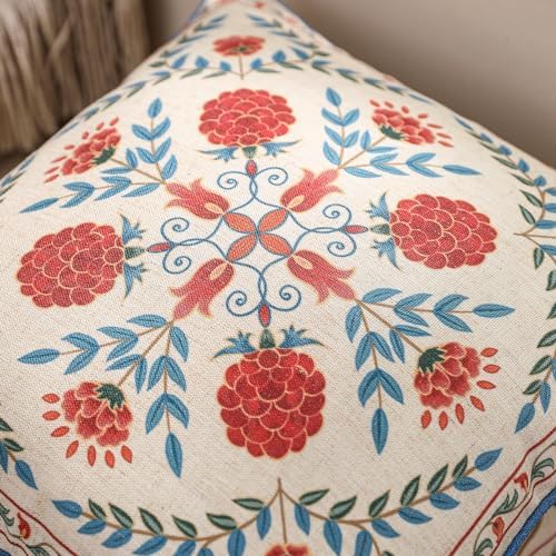 patdrea Designer French Vintage Linen Throw Pillow Cover - Image 4