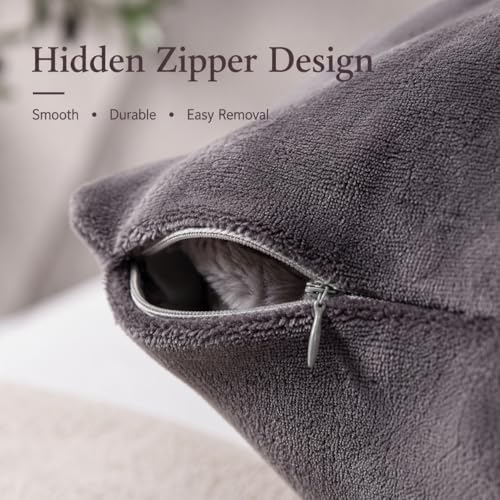 evolive Plush Body Pillow Cover 21"x54", Hidden Zipper - Image 5