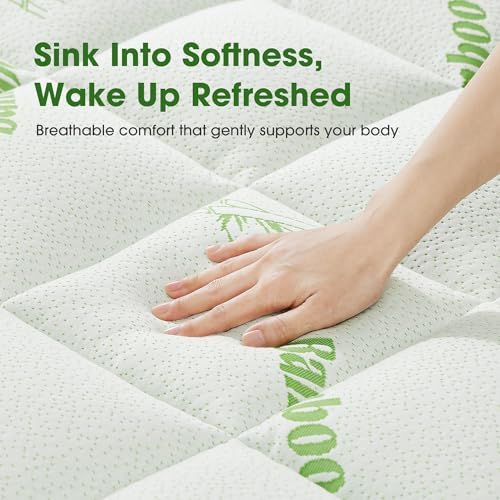 Mattress Pad Full Size, Cooling Pillow Top Mattress Topper, Ultra Soft Viscose - Image 2