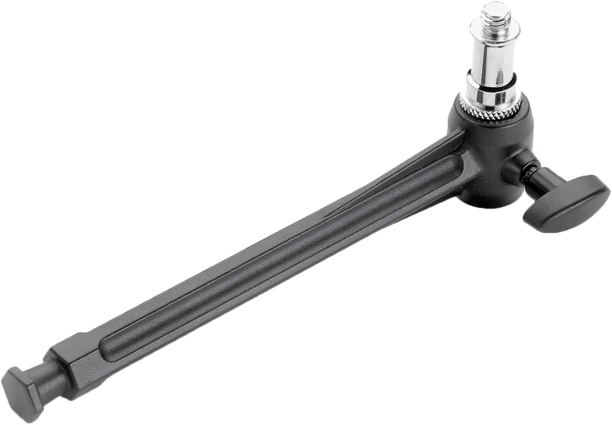 PHOCUS 6" Super Clamp Extension Arm with Universal Adapter Spigot for Mounting Photo Studio Light, Strobe, LED Light or Camera