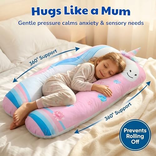 LUNAMIRA Unicorn Kids Body Pillow - Image 4