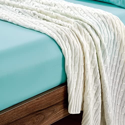 FreshCulture Queen Fitted Sheets, Bulk Pack of 6, Deep Pocket, Soft Microfiber - Image 5