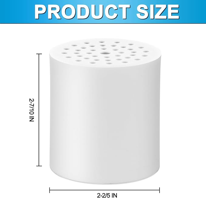 【UPGRADED】6 Pack 20 Stage Shower Filter Replacement Shower Cartridge Filter - Image 2