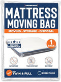Mattress Bags for Moving, Twin & Full Size Mattress Bag for Storage, Plastic by MyMovingMate
