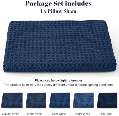 PHF Ultra Soft Waffle Body Pillowcase 20" x 54", No Insert - Image 5