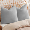 PHF 100% Cotton Waffle Weave Throw Pillow Cover, No Insert, 2 Pack Elegant Home by PHF