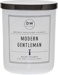 DW Home Modern Gentleman Scented Candle – Cedarwood, Birch & Bergamot Fragrance by DWHome
