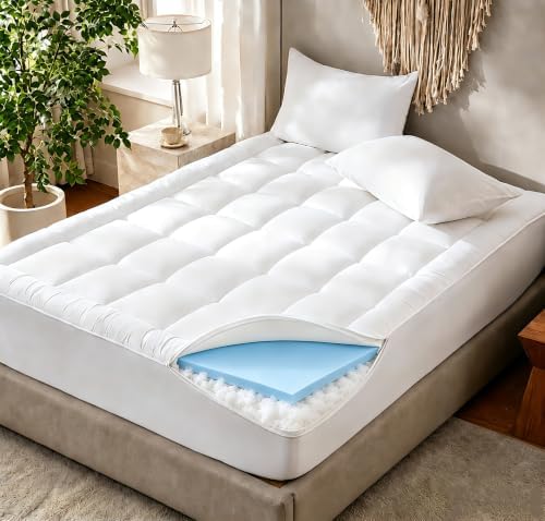 Cosybay Cotton Top Mattress Topper Full Size, by COSYBAY