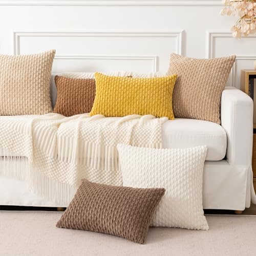Kevin Textile Soft Corduroy 16"x24" Pillow Cover 1 Pack, Mustard Yellow - Image 7