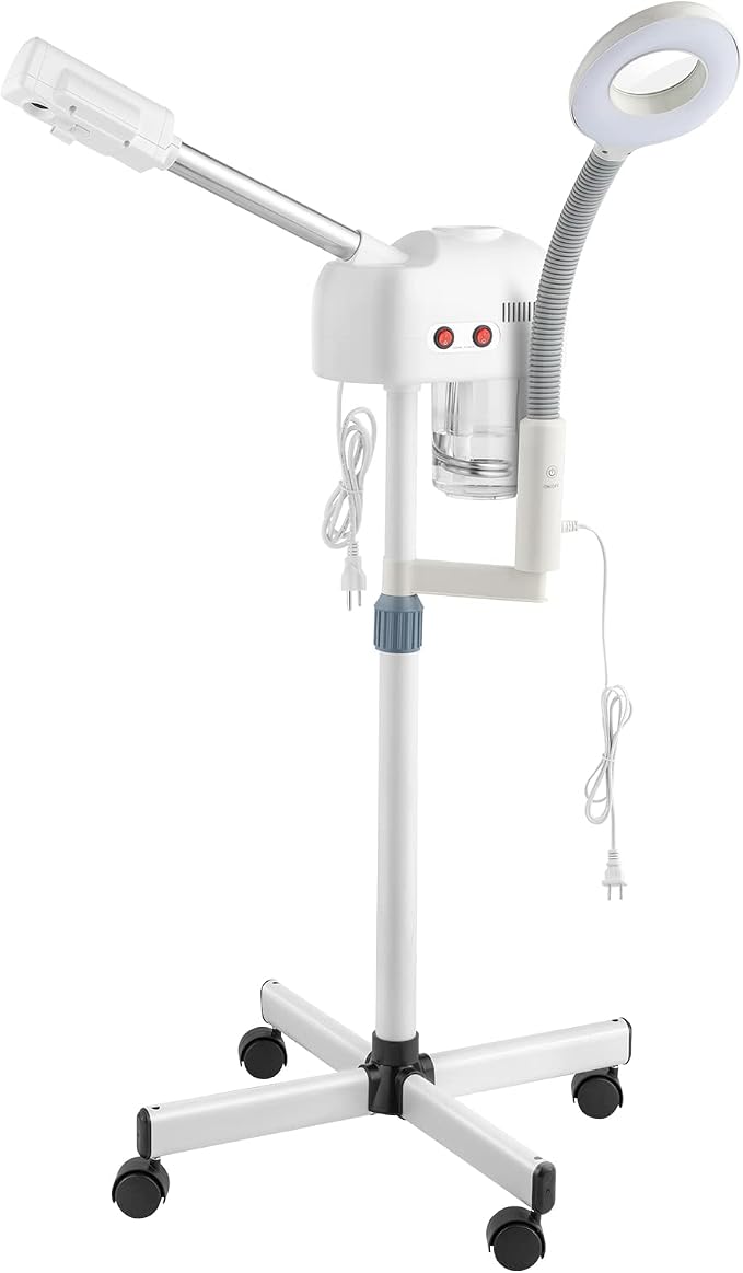 2 in 1 Facial Steamer with 3X Magnification Light, Deep Cleaning by Unknown
