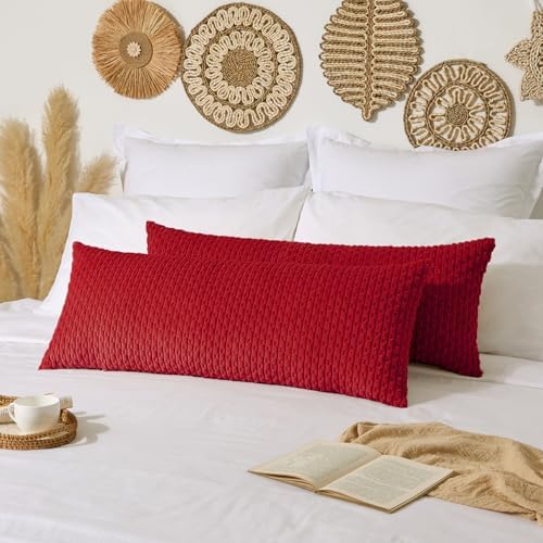 Kevin Textile Soft Corduroy 20"x54" Body Pillow Cover 1 Pack - Image 2