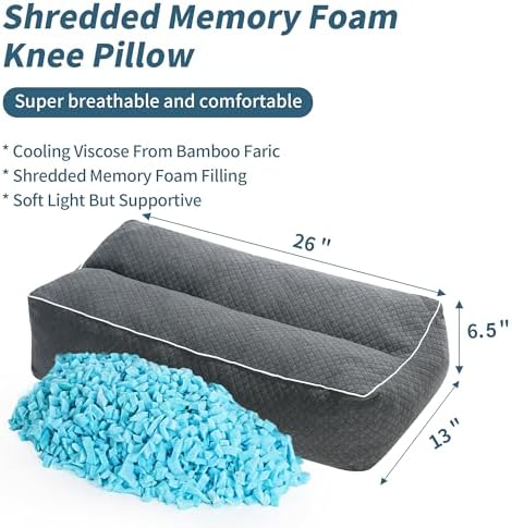 HOMBYS Shredded Memory Foam Knee Pillow - Image 2