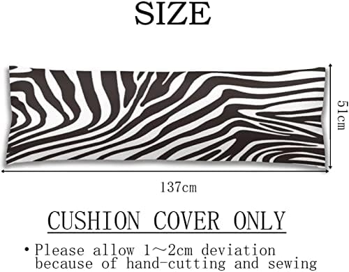 DAOPUDA Zebra Print Decorative Pillow Cover, Polyester and Microfiber - Image 2