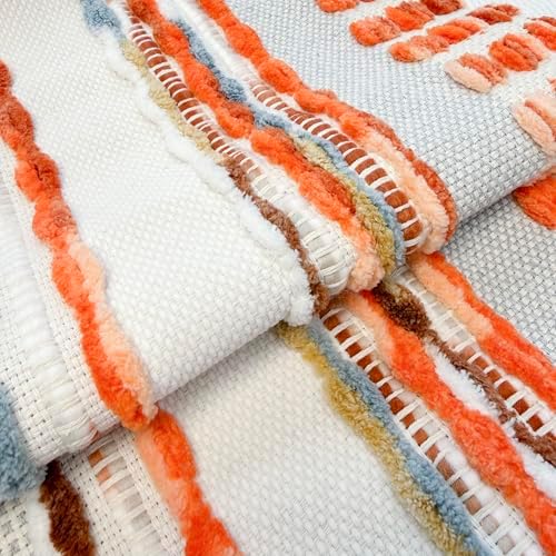 NUYECY Boho Throw Pillow Covers 18x18 Aesthetic Neutral Boucle Couch Pillow - Image 2