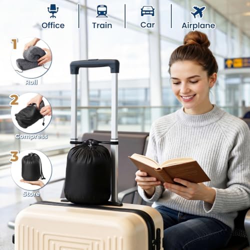 ExploreBliss Travel Pillow, Neck Pillow Airplane - Image 7