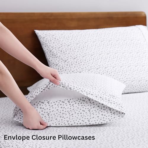 LANE LINEN Full Size Sheets 100% Organic Cotton Cooling Soft - Image 5