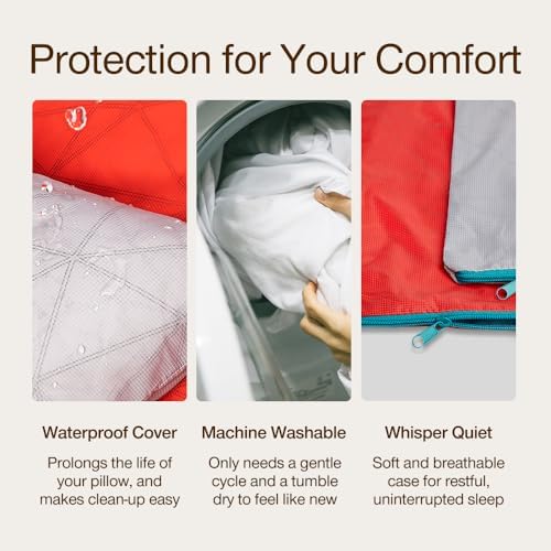 Coop Home Goods Nylon Camping and Travel Pillow Cover, Waterproof Camping - Image 3