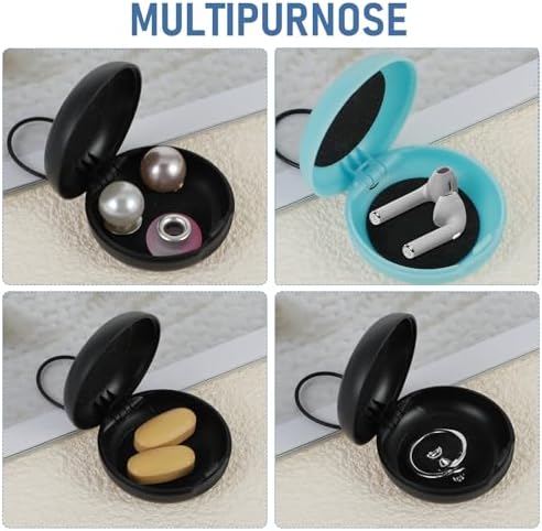 JJUNW 2pcs Earplug Cases, Ear Plug Carrying Cases, Mini Portable Earplug Case - Image 7