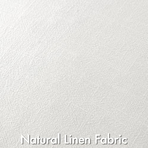 MIULEE Cream Boho Linen Decorative Pillow Covers 18x18 Inch Pack of 4 - Image 2