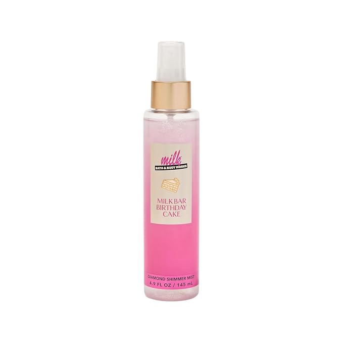 Bath & Body Works Milk Bar Birthday Cake Diamond Shimmer Mist by BathBodyWorks