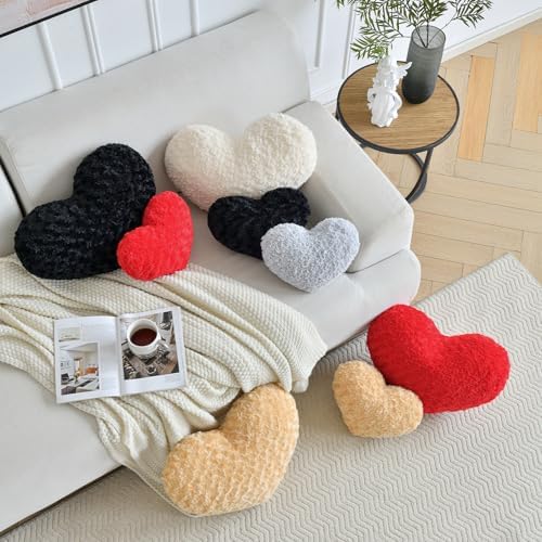 Heart Pillow, Soft Heart Shaped Pillow - Image 7