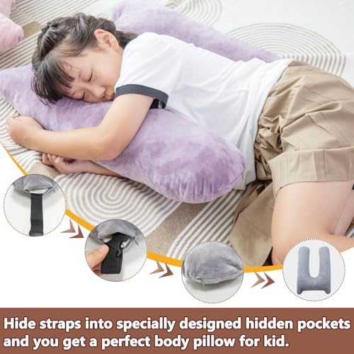 1 MIDDLE ONE Car Pillow for Kids, Memory Foam Travel Pillow for Car and Adults - Image 4
