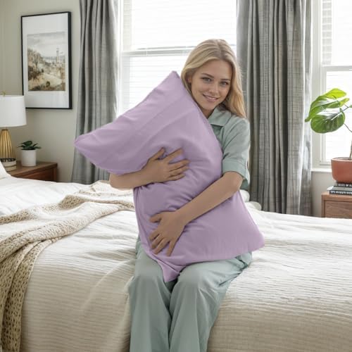 TELUS Pillow Cases Queen Size 2 Pack, Bamboo Rayon & Lyocell Pillowcase - Image 5